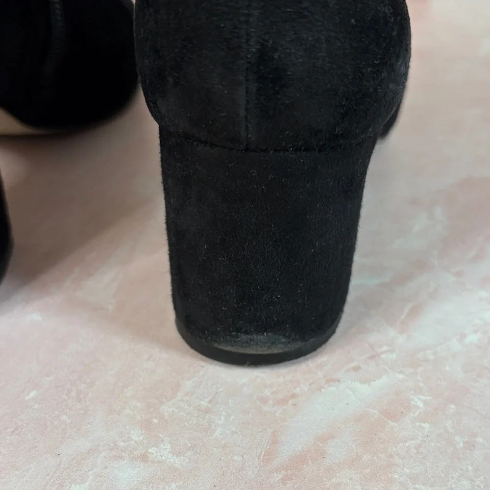 J. Crew Black Suede Ankle Boots